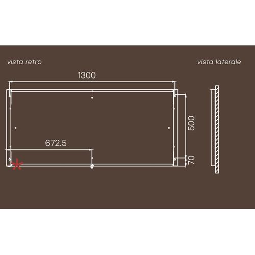 RADIATORE GEMINI NEW H. 600 X L. 1350 NERO Foto 3