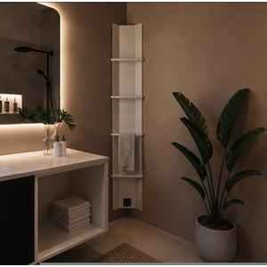 RADIATORE CORNER 1800X220X220  BIANCO  650W CON CENTRALINA