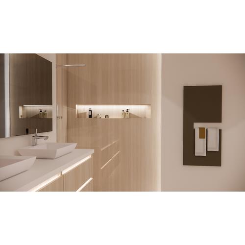 RADIATORE AQUARIUS NEW H. 1200 X L. 550 BIANCO 500W Foto 2