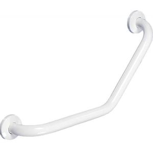 MANIGLIONE ANGOLARE 45° CM. 50 BIANCO