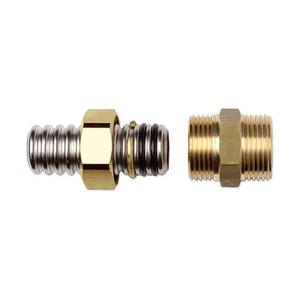 RACCORDO M G 1/2 PER TUBO CSST DN12 AISI 316L