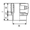 RACCORDO DIRITTO MASCHIO PN6 125X11,4-R4 Foto 2