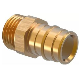 RACCORDO DIRITTO MASCHIO Q&E 20X1/2 OTTONE 1033437