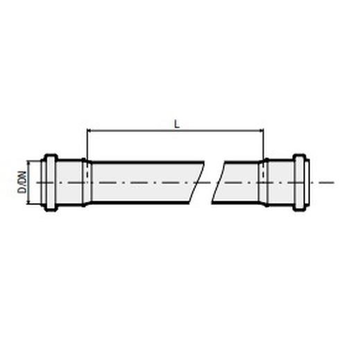 BLACKFIRE TUBO 2 BICCHIERI 75 X 2000 Foto 2