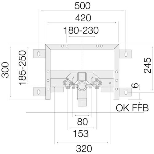 FIXSYSTEM STRUTTURA INCASSO PER BIDET SOSPESO Foto 3