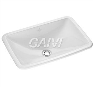 Foto LOOP 6145 LAVABO INCASSO 60X40,5 C/T BIANCO ALPIN