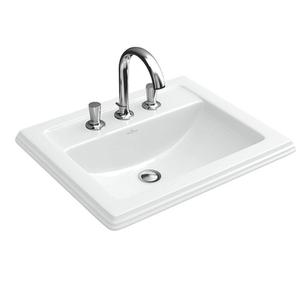 HOMMAGE 7102 LAVABO INCASSO 3 FORI 63 BIANCO ALPINO  CER E