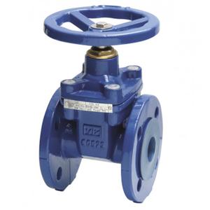 SARACINESCA FLANGIATA DN 80 CORPO PIATTO CUNEO GOMMATO 914 PN16