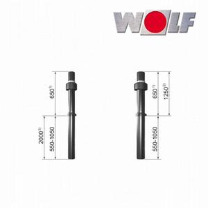 SCARICO VERTICALE CONCENTRICA  60/100 MATT. L2650