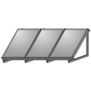 SET SUPPORTO 3 COLLETTORI X TETTI PIANI