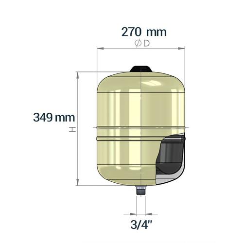 VASO AUTOCLAVE MULTIUSO LT. 18 HYDRO-PLUS E Foto 3